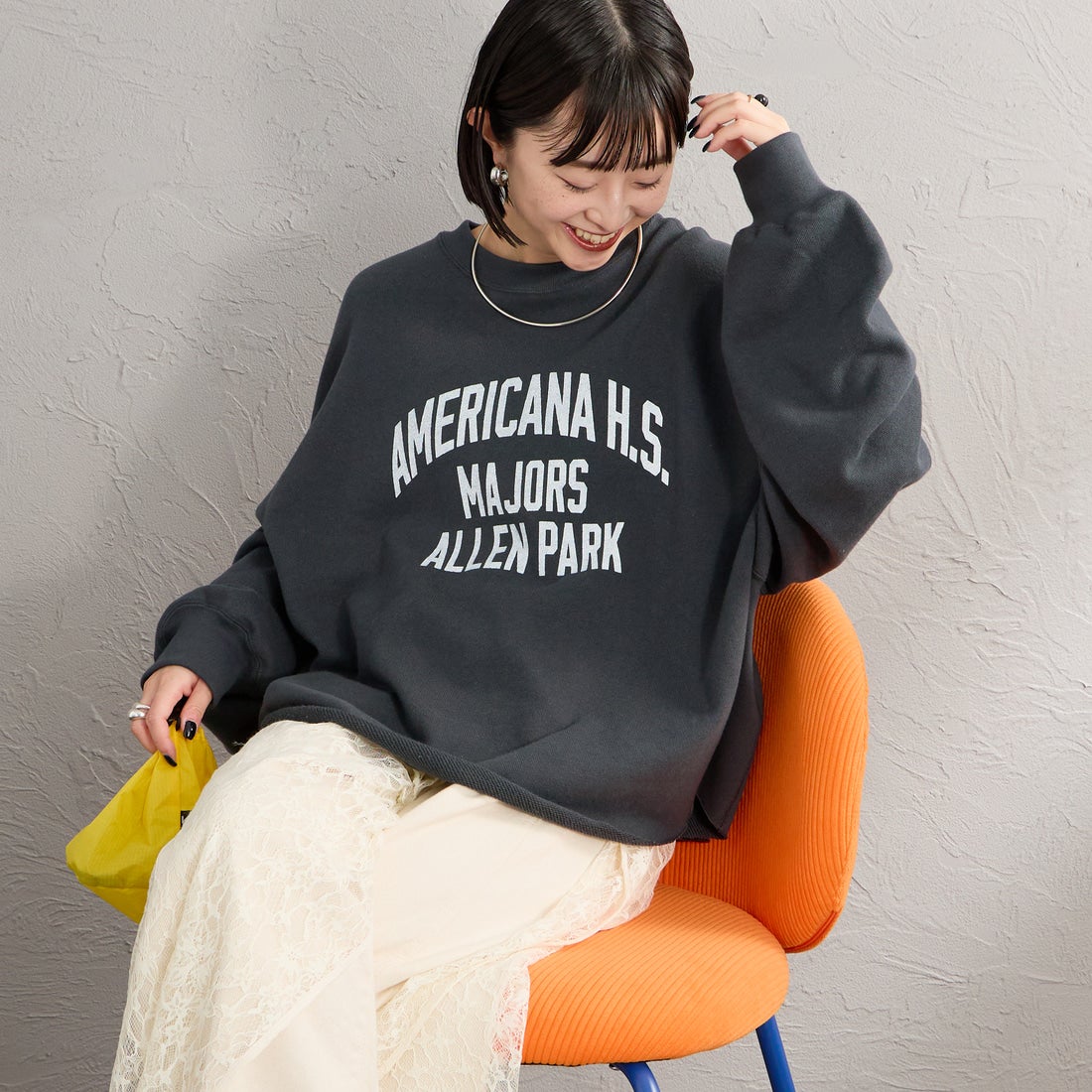 ｽﾐｸﾛ&&モデル身長：150cm 着用サイズ：ONE SIZE&&
