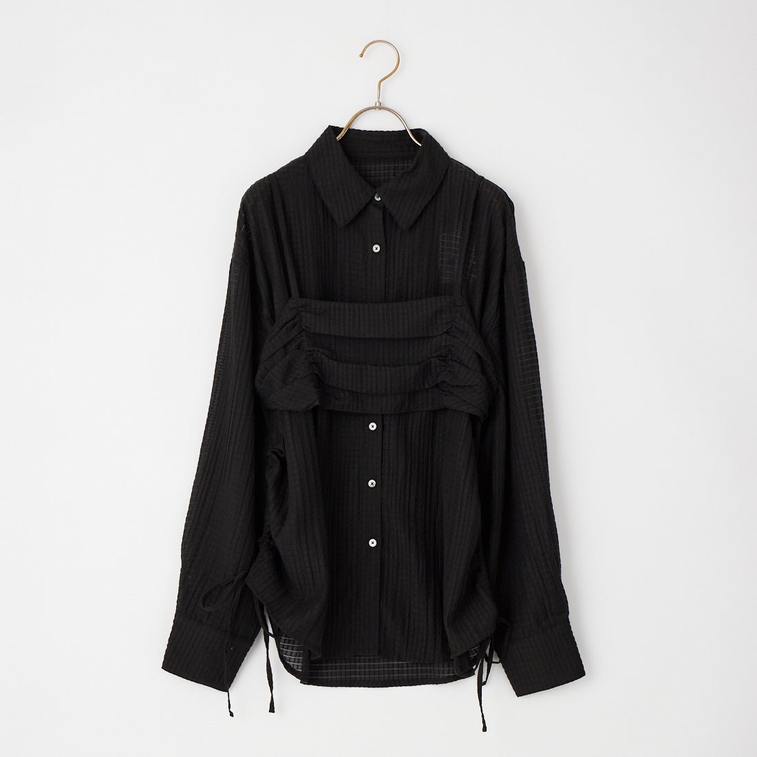 nenom [ネノム] マルチWAY ビスチェセットシャツブラウス [NE26322026] 09 BLACK