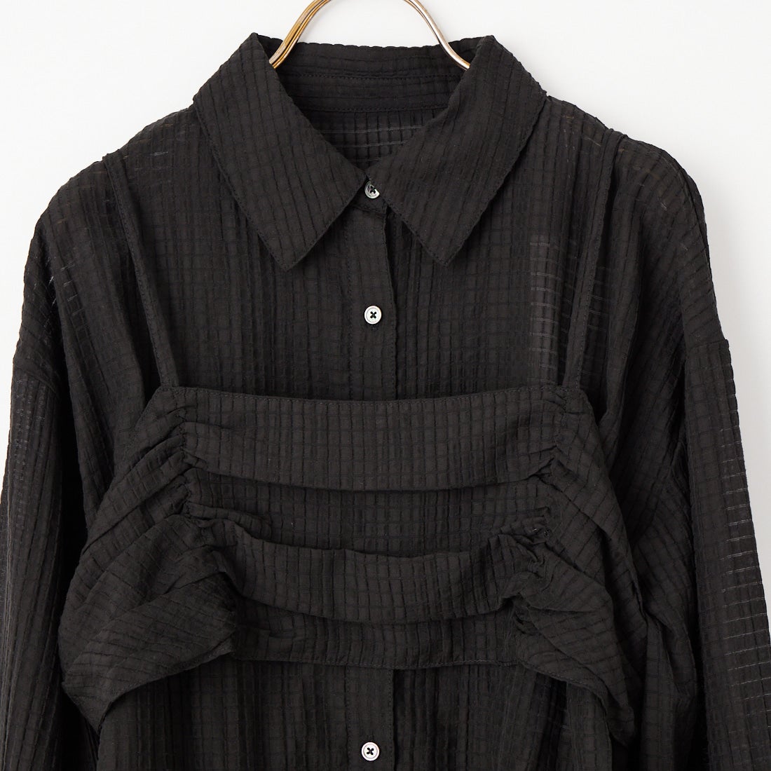 nenom [ネノム] マルチWAY ビスチェセットシャツブラウス [NE26322026] 09 BLACK