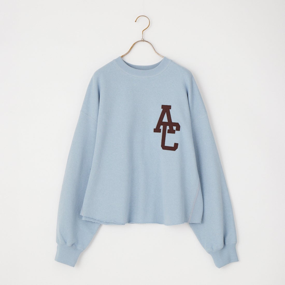 Americana × JEANS FACTORY [アメリカーナ × ジーンズファクトリー] 別注 AC ワッペン カットオフスウェット [ASO-899-2-JF] ﾌﾞﾙｰｸﾞﾚｰ