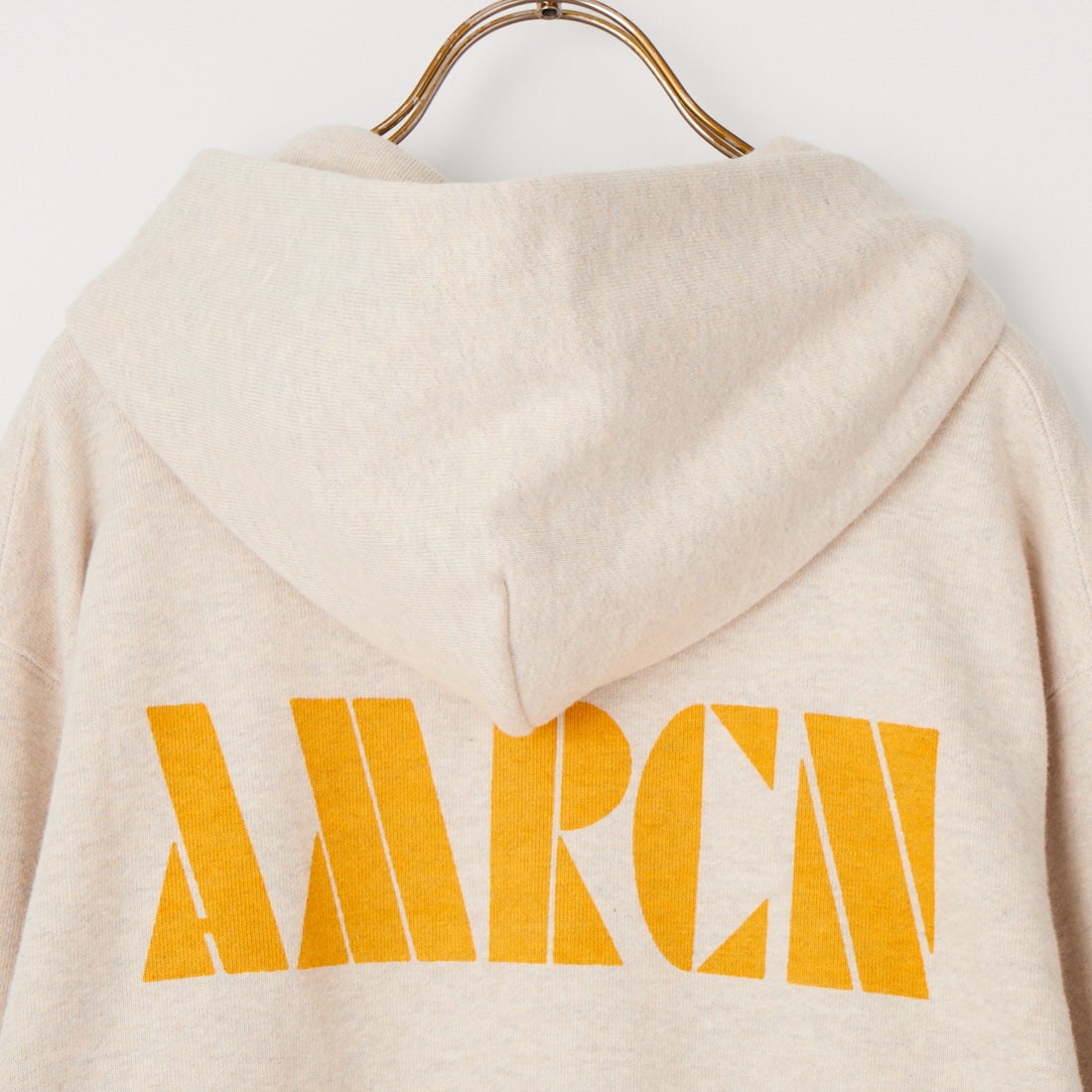 Americana × JEANS FACTORY [アメリカーナ × ジーンズファクトリー] 別注 AMRCN バックプリント ジップフードパーカー [ASO-900-JF] ｵｰﾄﾐｰﾙ