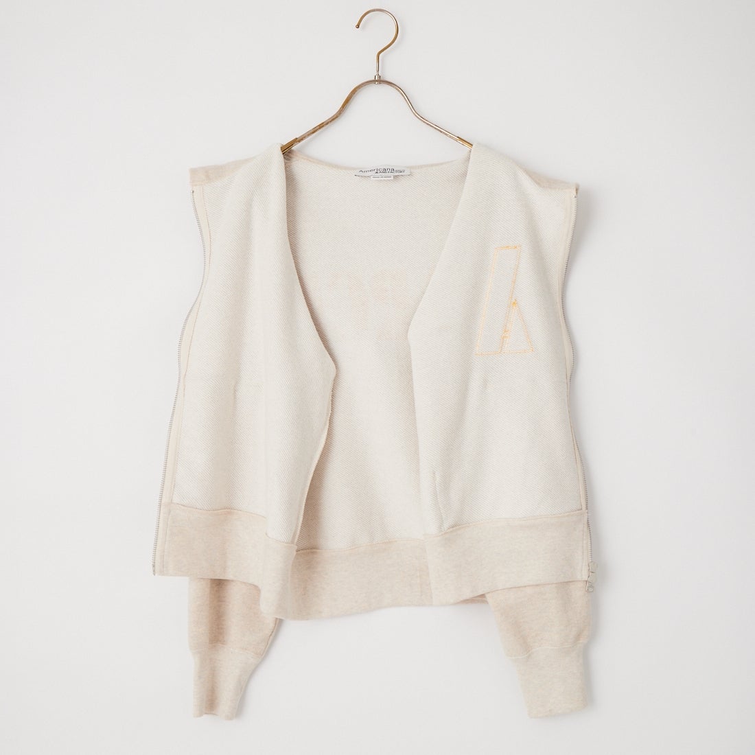Americana × JEANS FACTORY [アメリカーナ × ジーンズファクトリー] 別注 AMRCN バックプリント ジップフードパーカー [ASO-900-JF] ｵｰﾄﾐｰﾙ