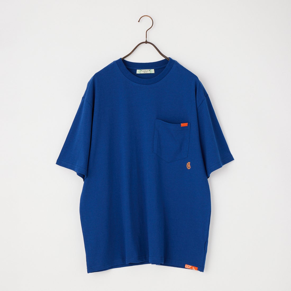 ELEPHANT [エレファント] 別注 バックロゴ刺繍Tシャツ [26PK-C003-JF] NAVY