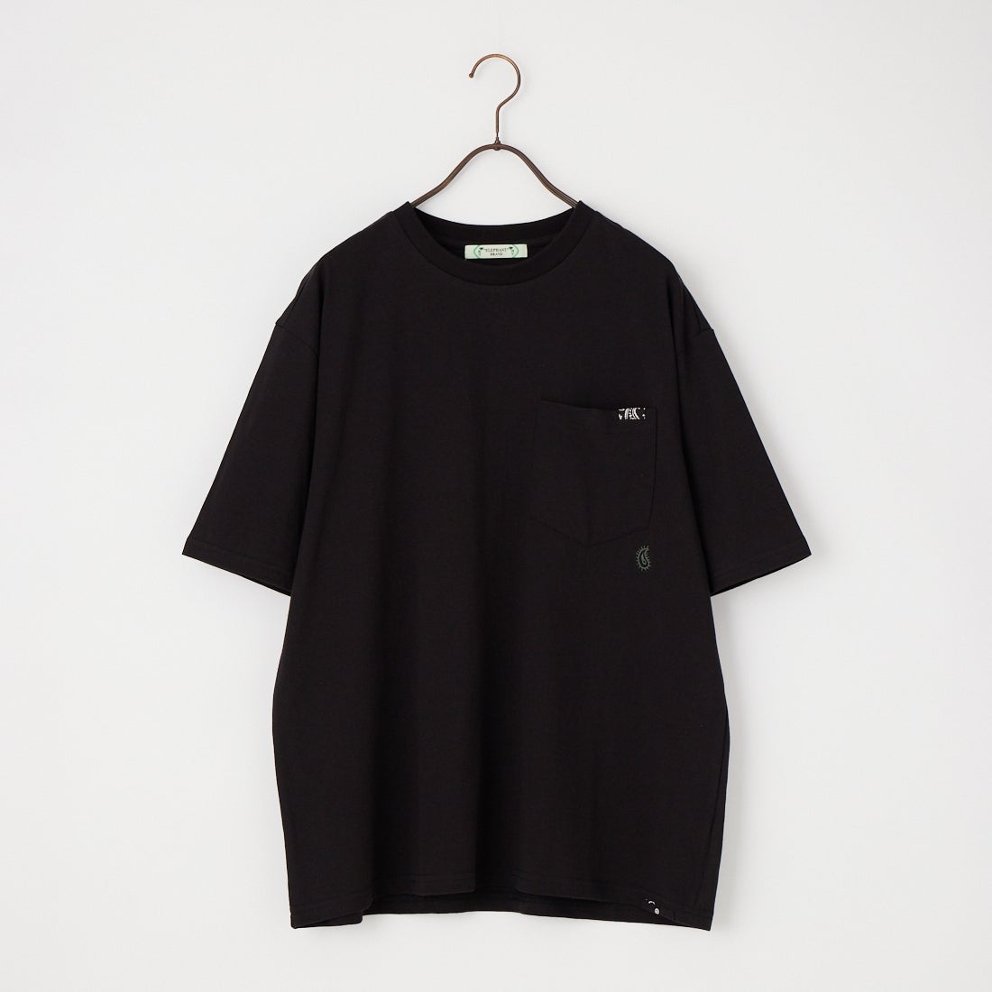 ELEPHANT [エレファント] 別注 バックロゴ刺繍Tシャツ [26PK-C003-JF] BLACK