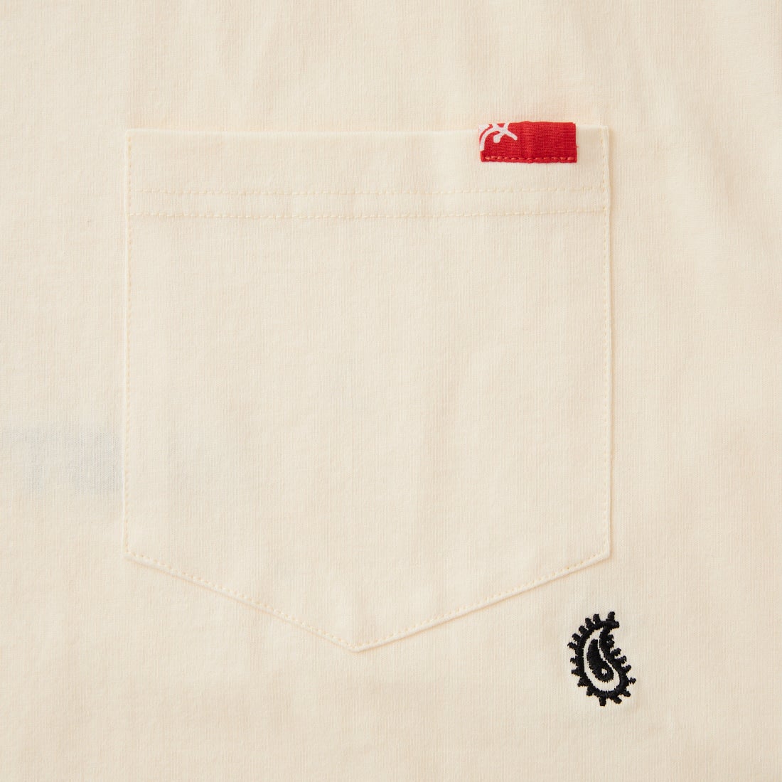 ELEPHANT [エレファント] 別注 バックロゴ刺繍Tシャツ [26PK-C003-JF] WHITE