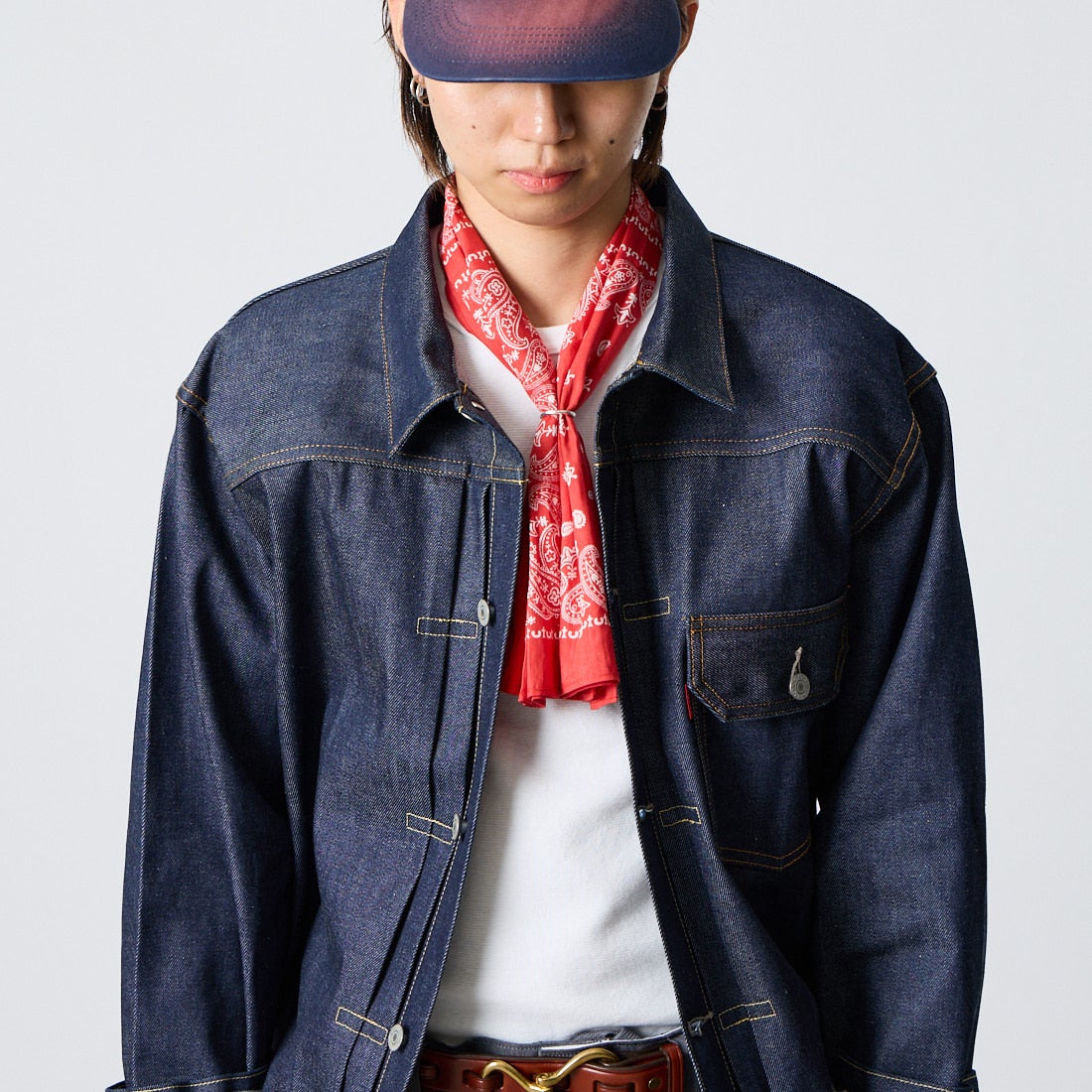 ELEPHANT [エレファント] 別注 バンダナスカーフ [26PK-W004-JF] RED