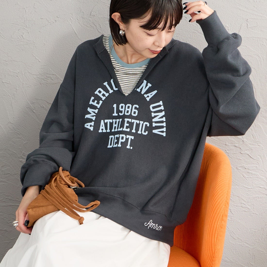 ｽﾐｸﾛ&&モデル身長：150cm 着用サイズ：ONE SIZE&&