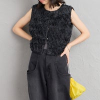 09 BLACK&&モデル身長：162cm 着用サイズ：F&&