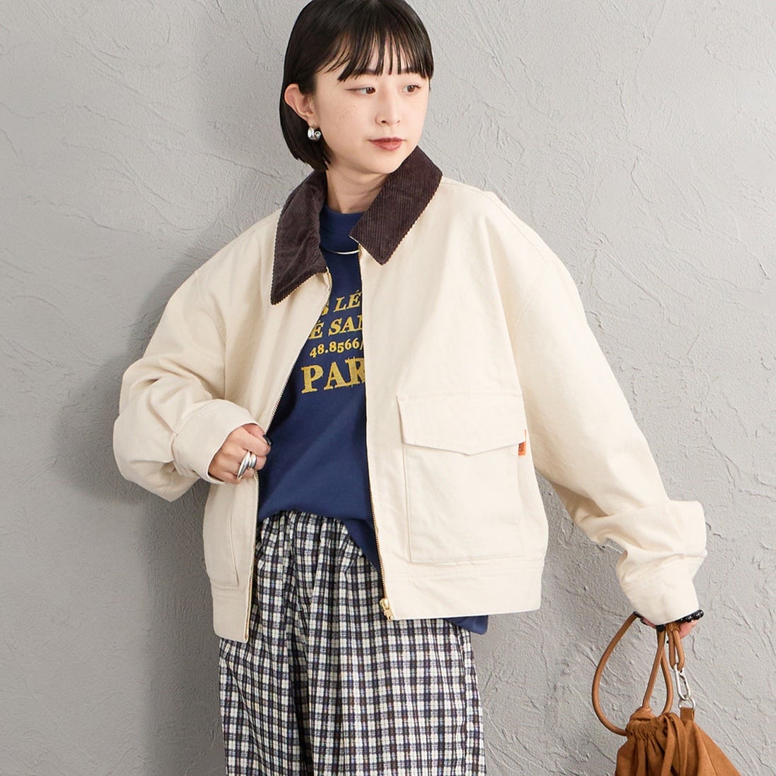 KINARI&&モデル身長：150cm 着用サイズ：F&&