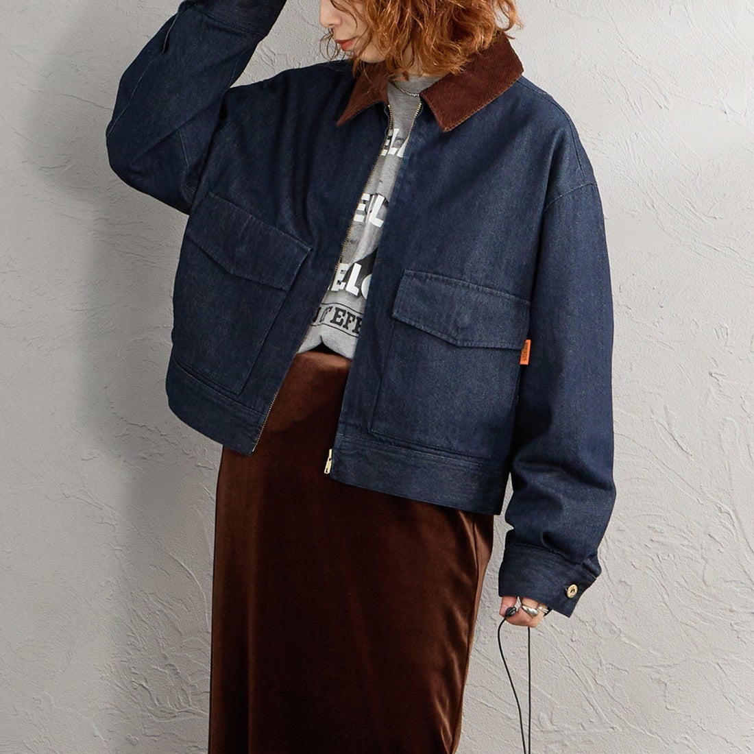 O.W&&モデル身長：158cm 着用サイズ：F&&