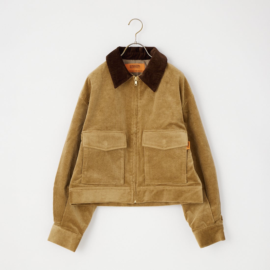 UNIVERSAL OVERALL [ユニバーサルオーバーオール] 別注 ショート丈ワークジャケット [U2632472IN-JF] BEIGE