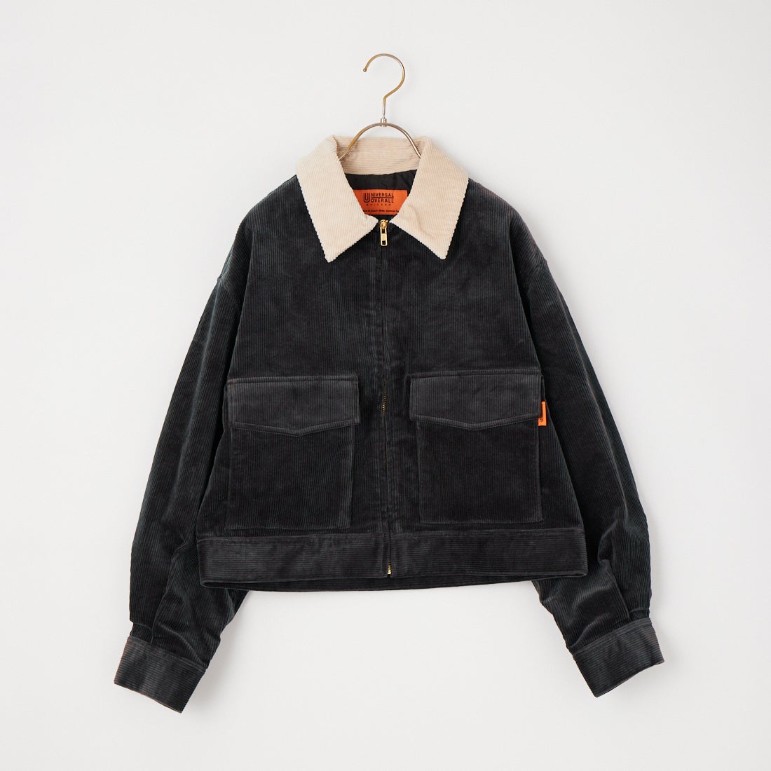 UNIVERSAL OVERALL [ユニバーサルオーバーオール] 別注 ショート丈ワークジャケット [U2632472IN-JF] CHARCOAL