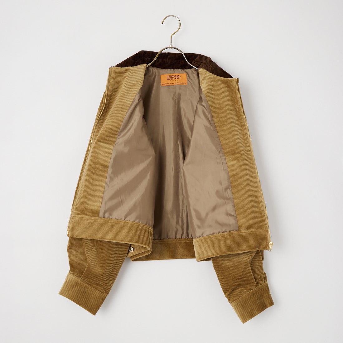 UNIVERSAL OVERALL [ユニバーサルオーバーオール] 別注 ショート丈ワークジャケット [U2632472IN-JF] BEIGE