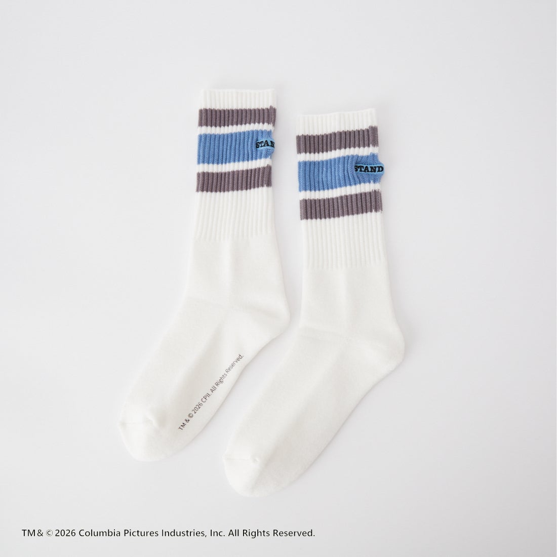 Jeans Factory Clothes [ジーンズファクトリークローズ] STAND BY ME / 40th ANNVERSARY ラインソックス [80180200] 85 ｸﾞﾚｰ