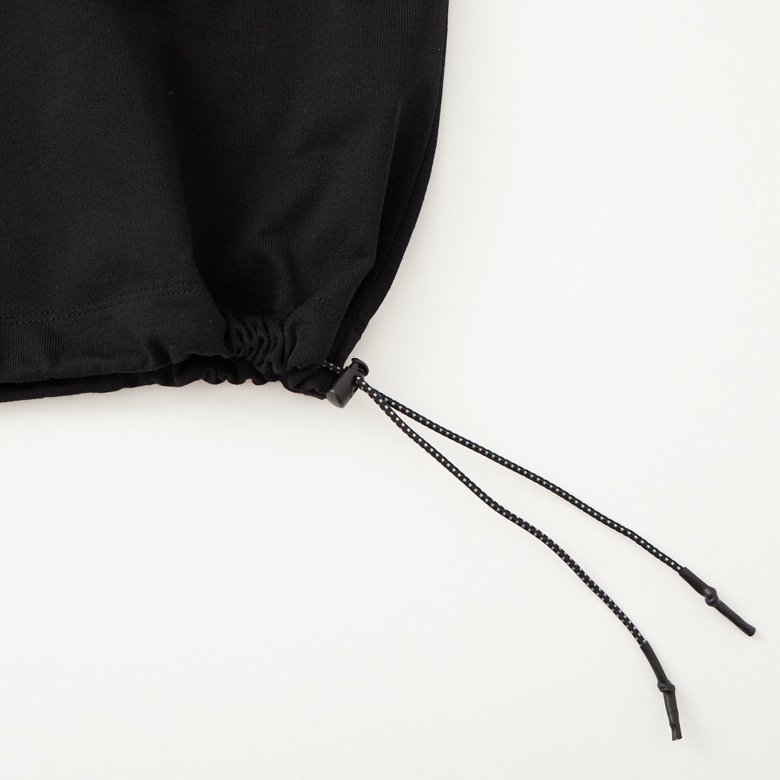 JEANSFACTORY × NANGA [ジーンズファクトリー × ナンガ] 別注 ドローコード付き ポケットロングスリーブTシャツ [NW2601-JF] BLACK