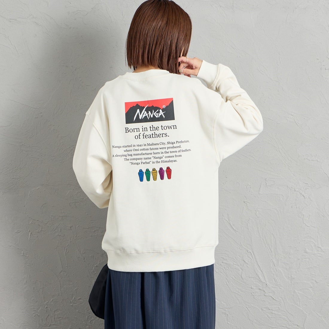 WHITE&&モデル身長：159cm 着用サイズ：S&&