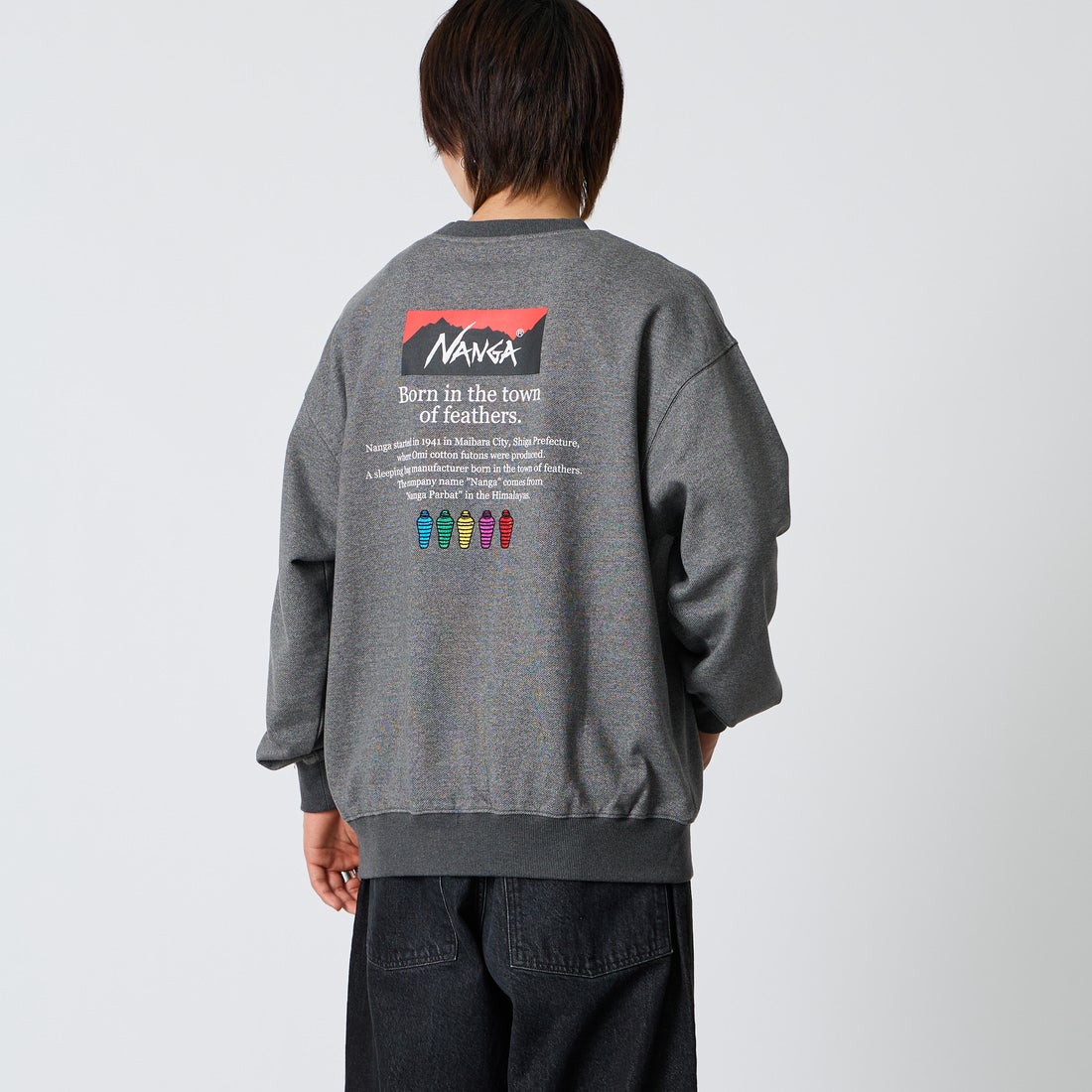 CHARCOAL&&モデル身長：177cm 着用サイズ：L&&