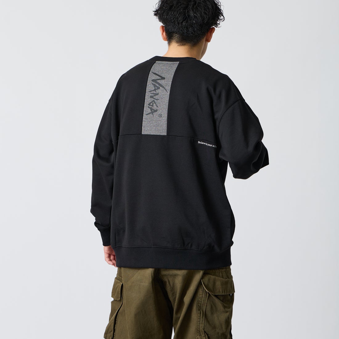 BLACK&&モデル身長：168cm 着用サイズ：L&&