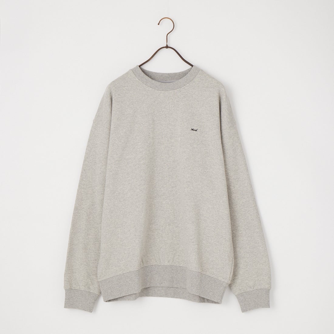 JEANSFACTORY × NANGA [ジーンズファクトリー × ナンガ] 別注 バーティカルロゴスウェット [NW2607-JF] GRAY