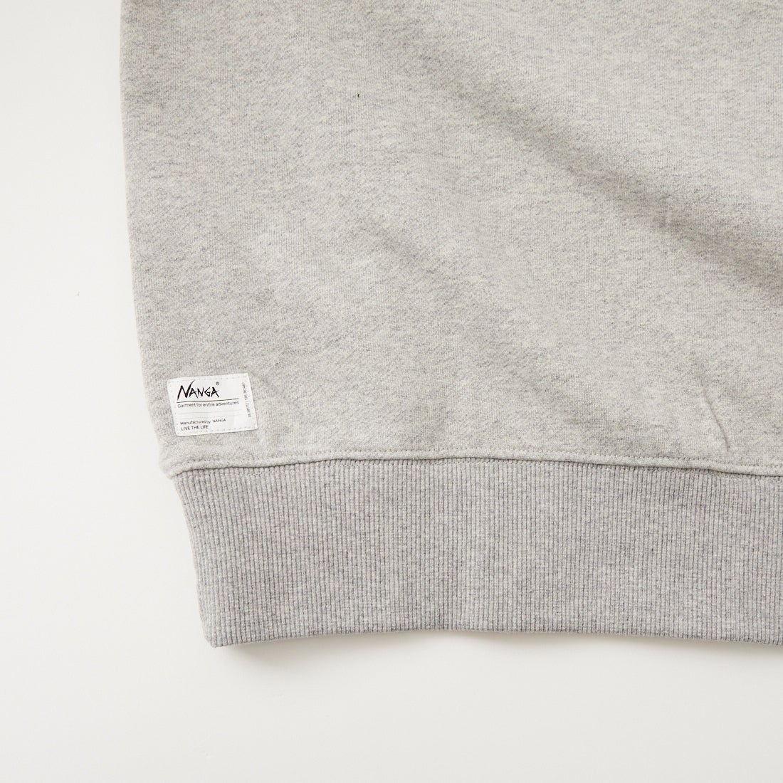 JEANSFACTORY × NANGA [ジーンズファクトリー × ナンガ] 別注 バーティカルロゴスウェット [NW2607-JF] GRAY