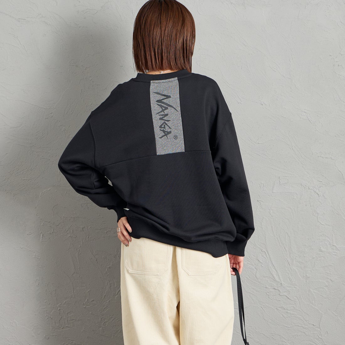 BLACK&&モデル身長：159cm 着用サイズ：S&&