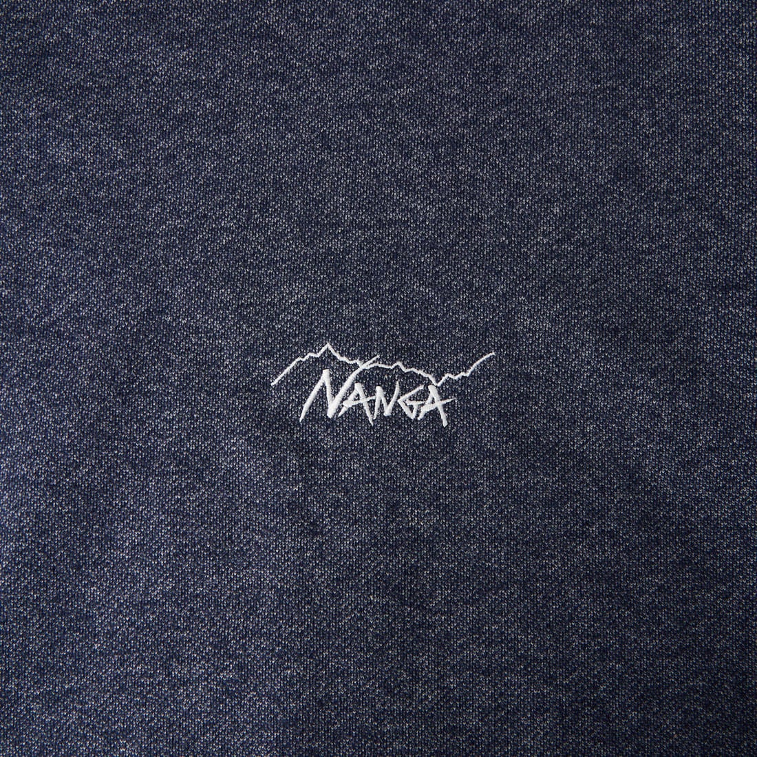 JEANSFACTORY × NANGA [ジーンズファクトリー × ナンガ] 別注 ワンポイントロゴ刺繍 ドローコードスウェット [NW2605-JF] NAVY