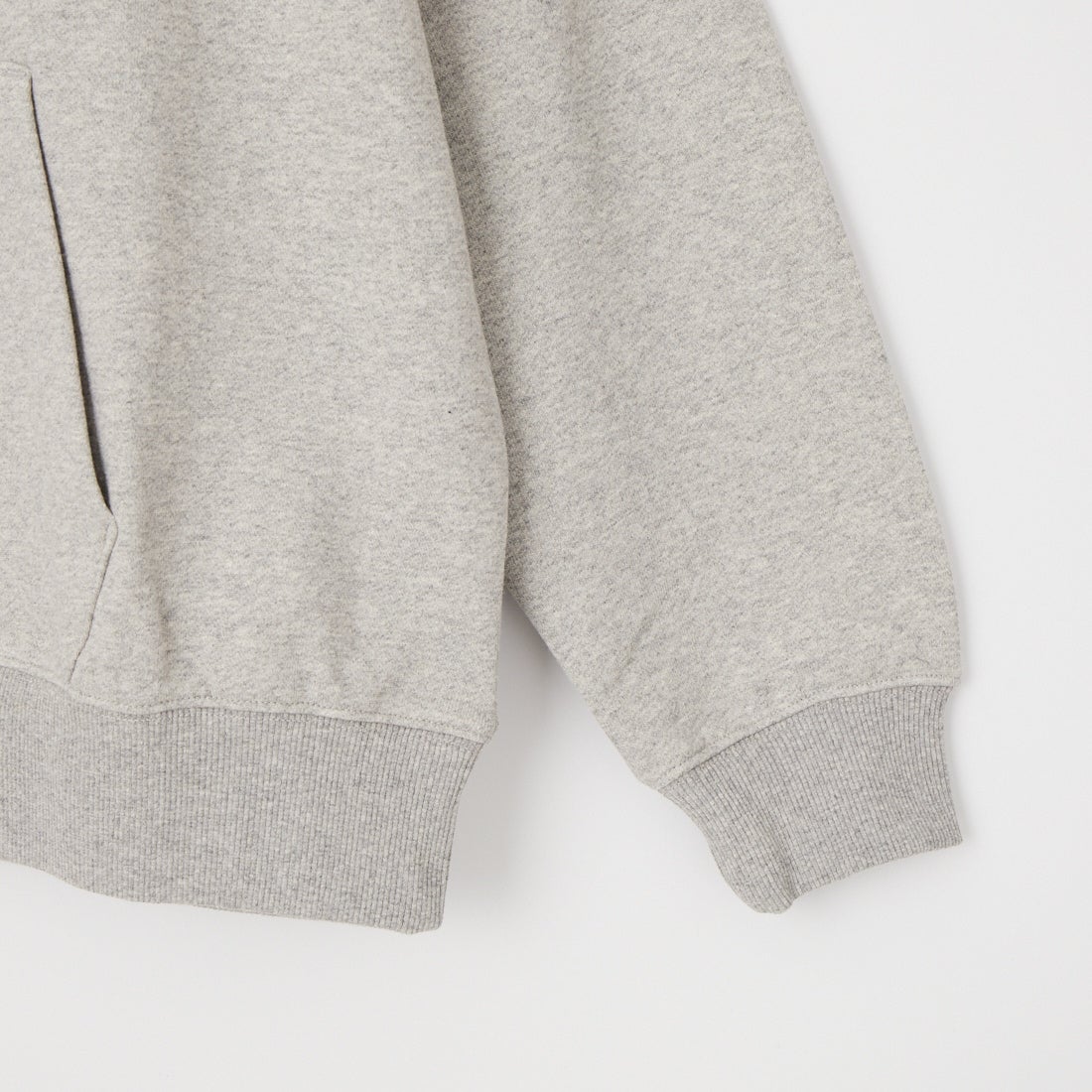 JEANSFACTORY × NANGA [ジーンズファクトリー × ナンガ] 別注 フードロゴ刺繍スウェットパーカー [NW2604-JF] GRAY