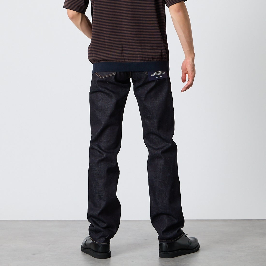 MOMOTARO JEANS [モモタロウ ジーンズ] 500 14.7ozスタンダード ナローストレートデニム [MMJZ0500] ID &&モデル身長：177cm 着用サイズ：28&&