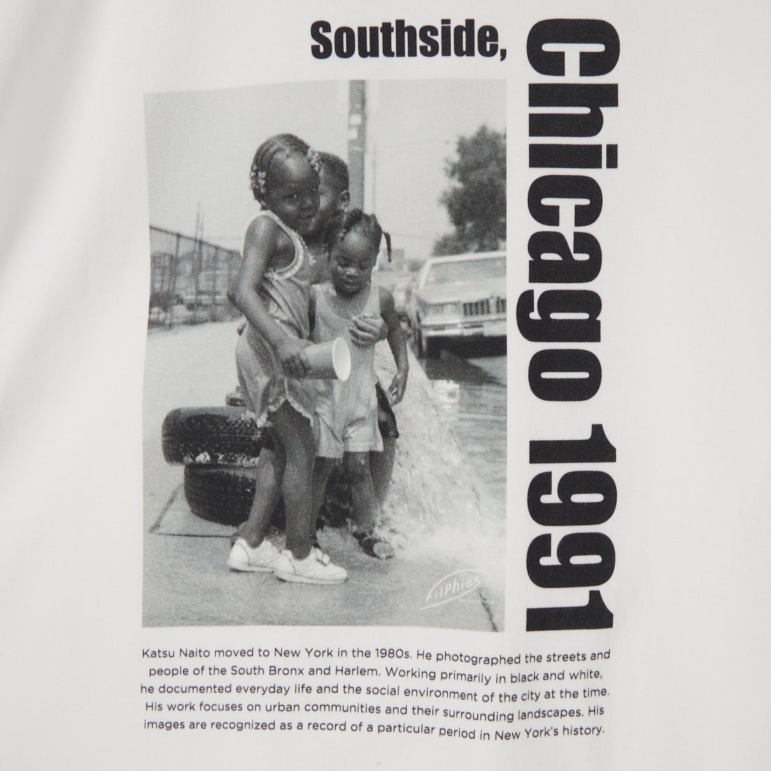 Filphies [フィルフィーズ] ショートスリーブプリントTシャツ [FP262HS00010] 01 WHITE