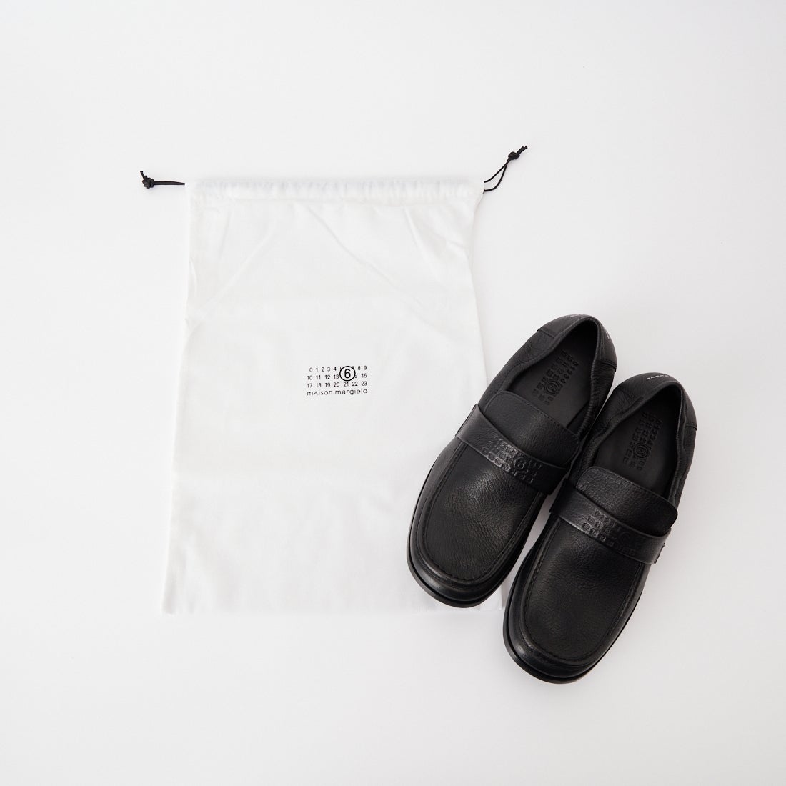 MM6 Maison Margiela [エムエムシックス メゾン マルジェラ] スイングトゥ レザーローファー [S66WR0034-P7810]