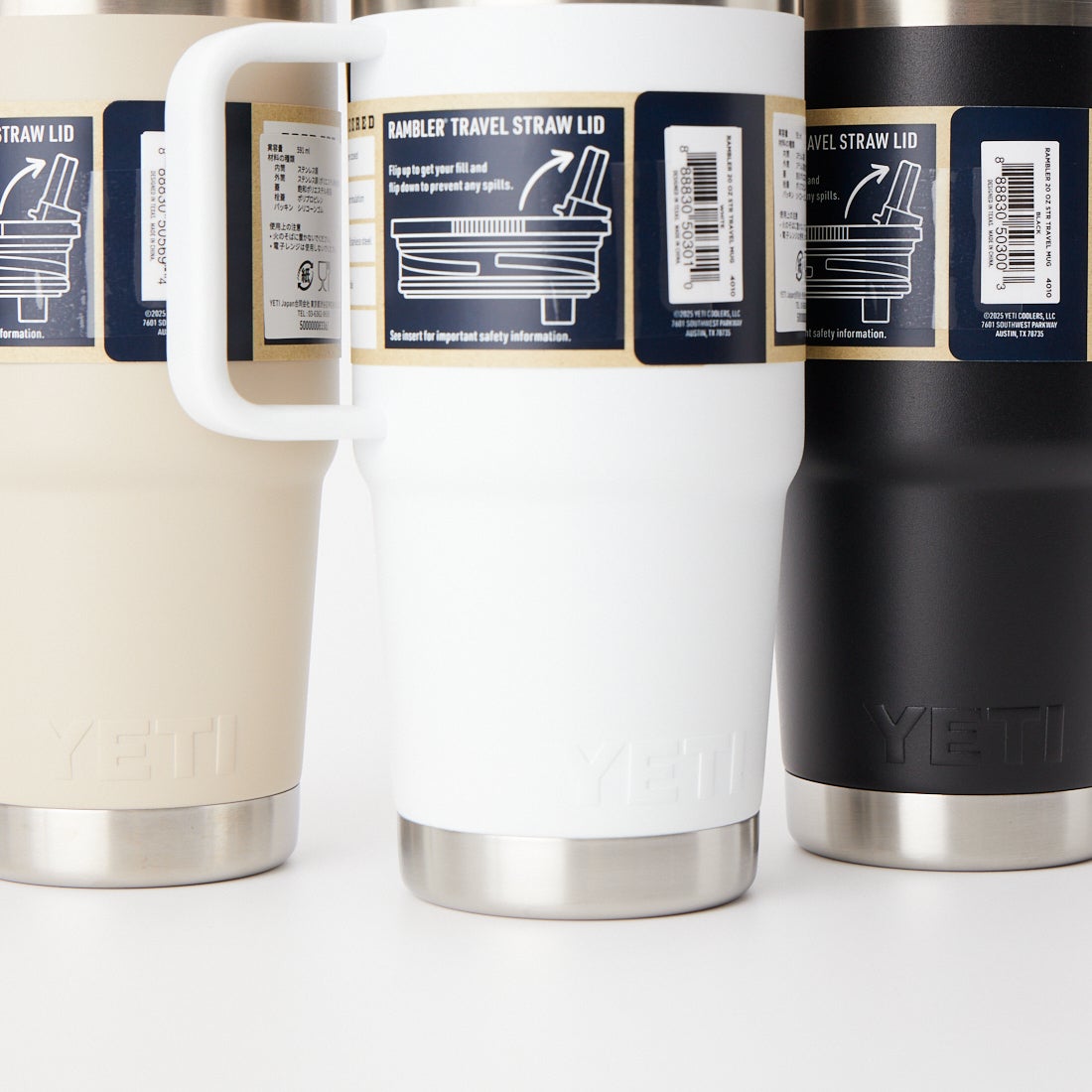 YETI [イエティ] ランブラー 20ozトラベルストローマグ [TRAVEL-STRAW