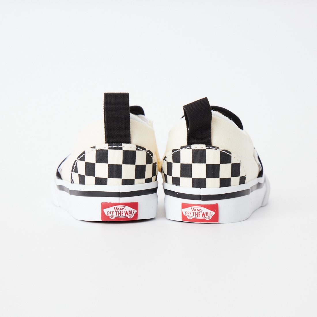 VANS [バンズ] トドラー クラシックスリッポン V [VN0A34885GX] BLK/WHITE