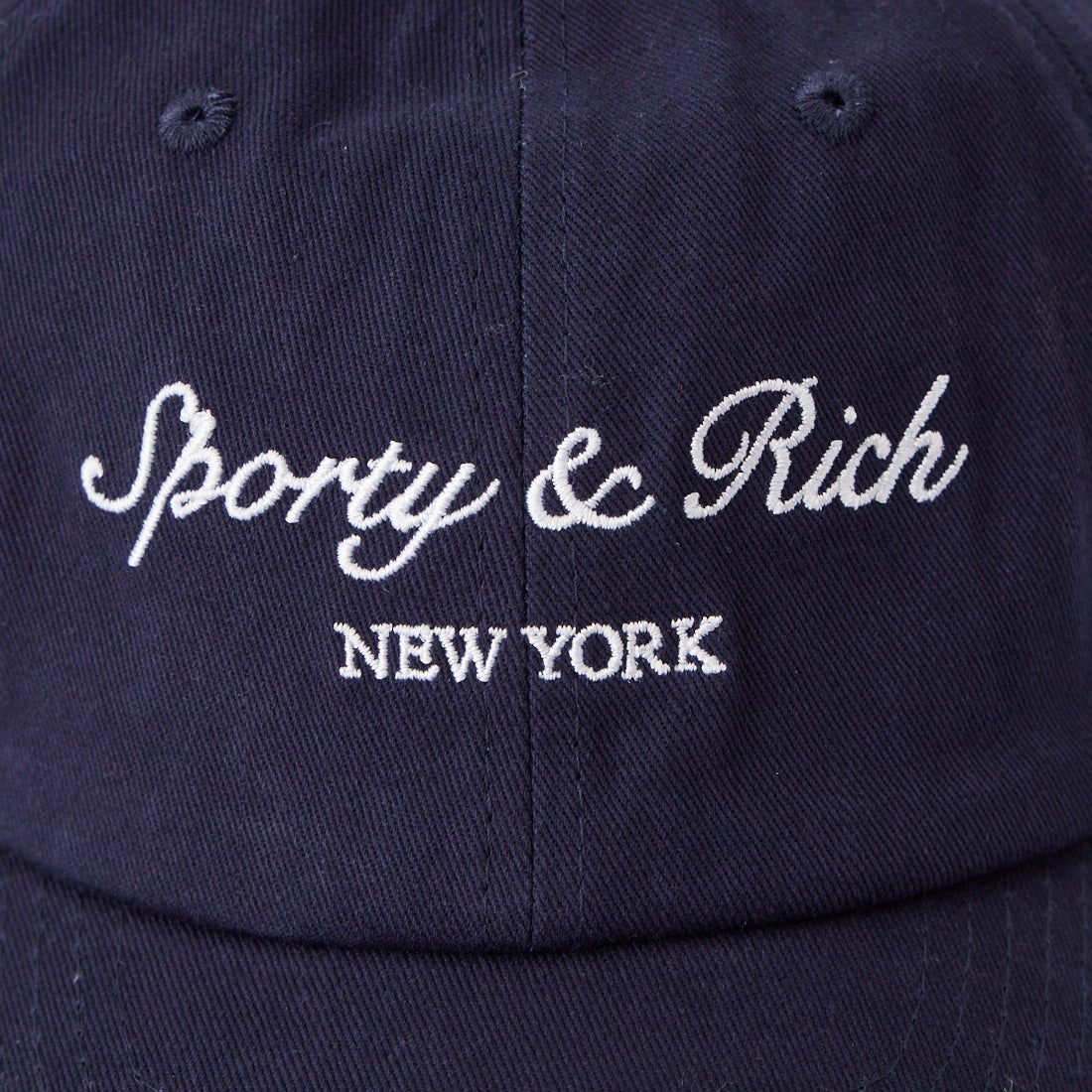 Sporty&Rich [スポーティアンドリッチ] シラキュース NYハット [SR04AC0407-5328] D.NVY WHT