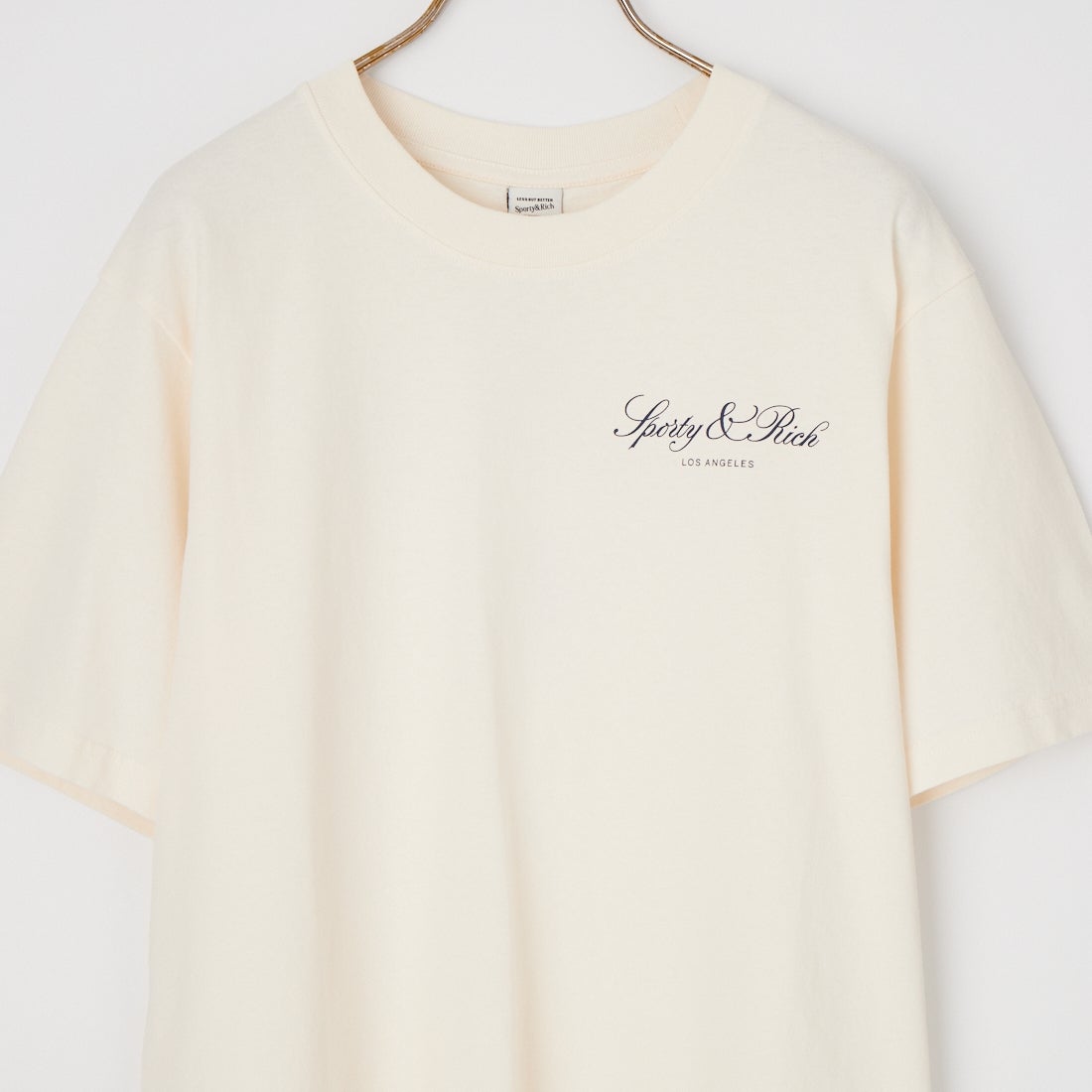 Sporty&Rich [スポーティアンドリッチ] ヴァンドーム LAロゴTシャツ [SR02TO1197-6269] ECR NAVY