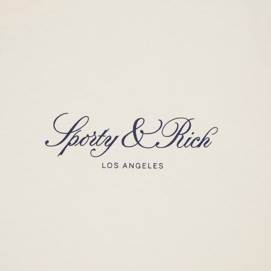 Sporty&Rich [スポーティアンドリッチ] ヴァンドーム LAロゴTシャツ [SR02TO1197-6269] ECR NAVY