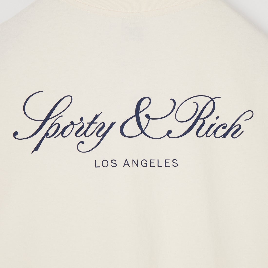 Sporty&Rich [スポーティアンドリッチ] ヴァンドーム LAロゴTシャツ [SR02TO1197-6269] ECR NAVY