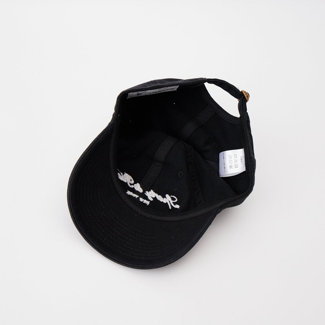 Sporty&Rich [スポーティアンドリッチ] シグネチャーNYハット [SR08AC0407-1329] F.BLK WHT