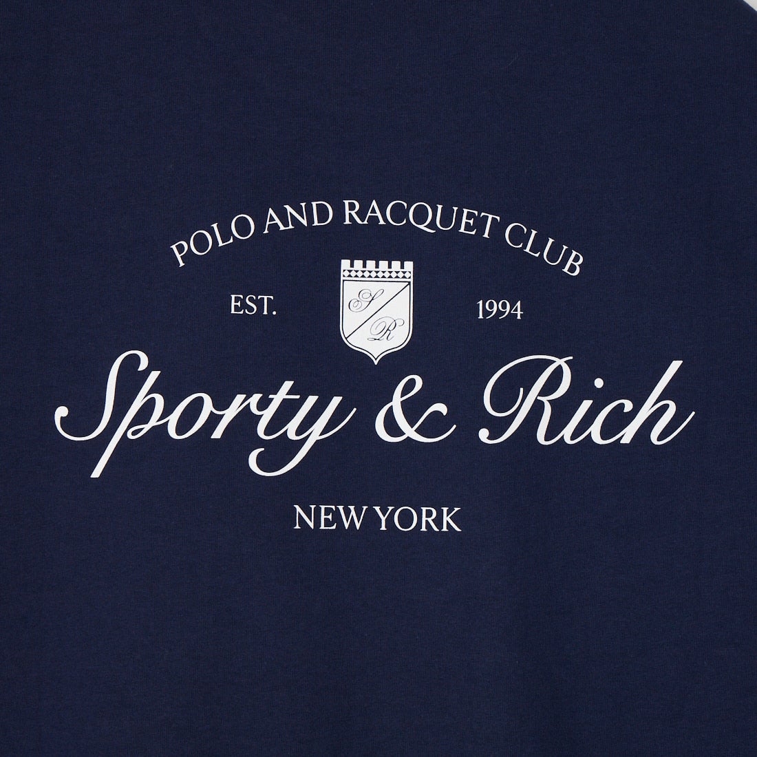 Sporty&Rich [スポーティアンドリッチ] シラキュース NYロゴTシャツ [SR04TO1197-5325] D.NVY WHT