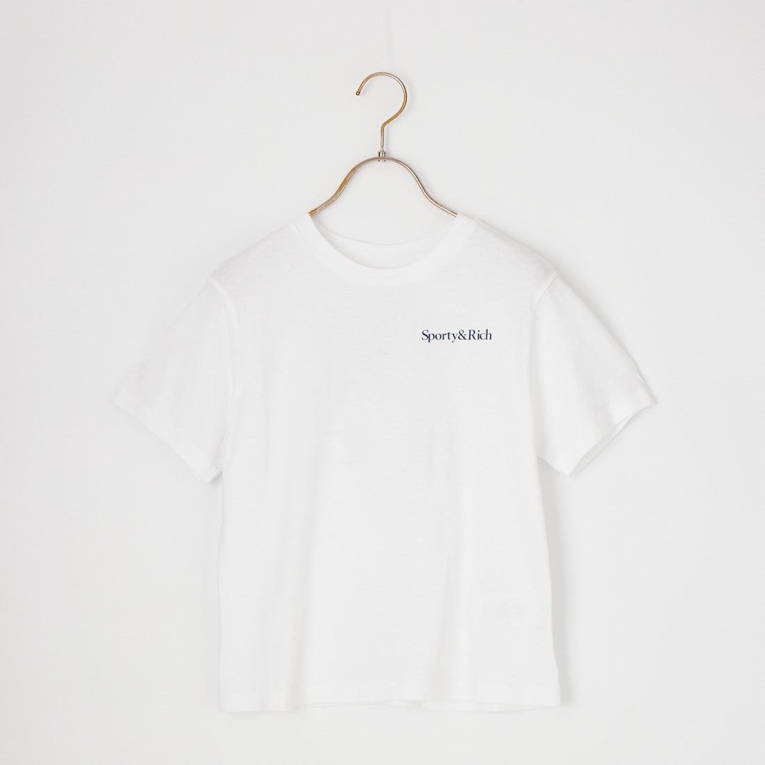 Sporty&Rich [スポーティアンドリッチ] Drink More Water キッズTシャツ [SR06TO0487-12300] WHT LT.NVY