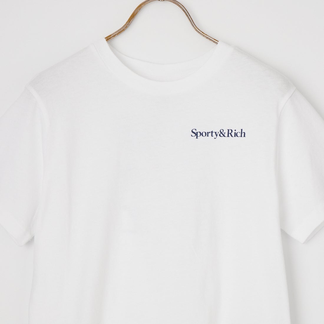 Sporty&Rich [スポーティアンドリッチ] Drink More Water キッズTシャツ [SR06TO0487-12300] WHT LT.NVY