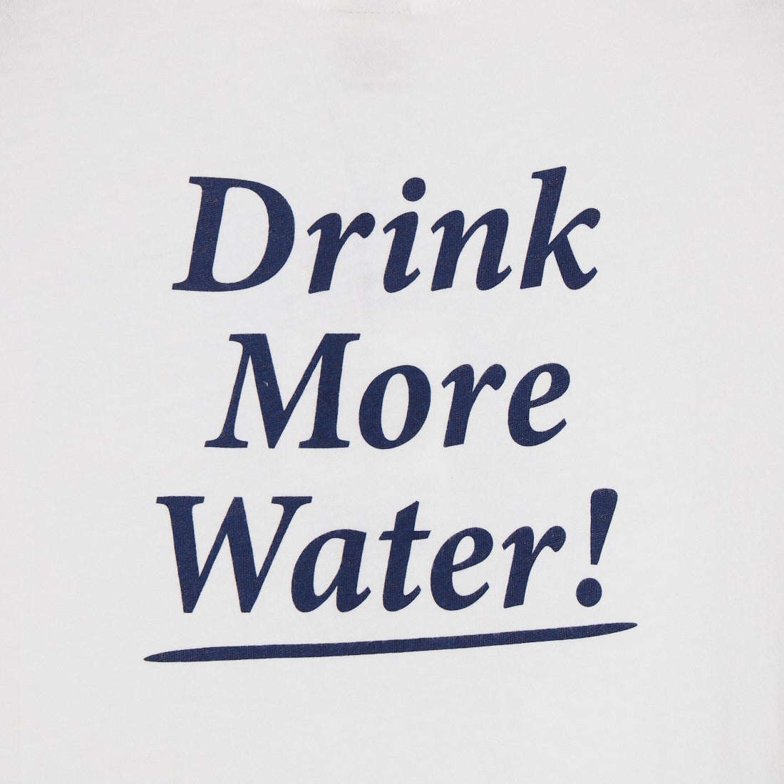 Sporty&Rich [スポーティアンドリッチ] Drink More Water キッズTシャツ [SR06TO0487-12300] WHT LT.NVY