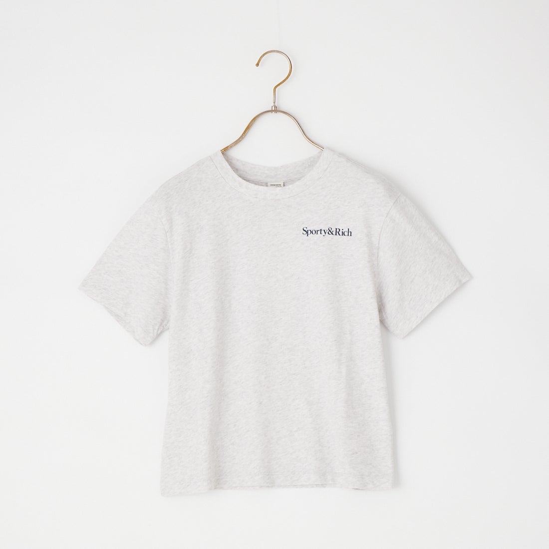 Sporty&Rich [スポーティアンドリッチ] Drink More Water キッズTシャツ [SR06TO0487-6300] H.GRY NVY