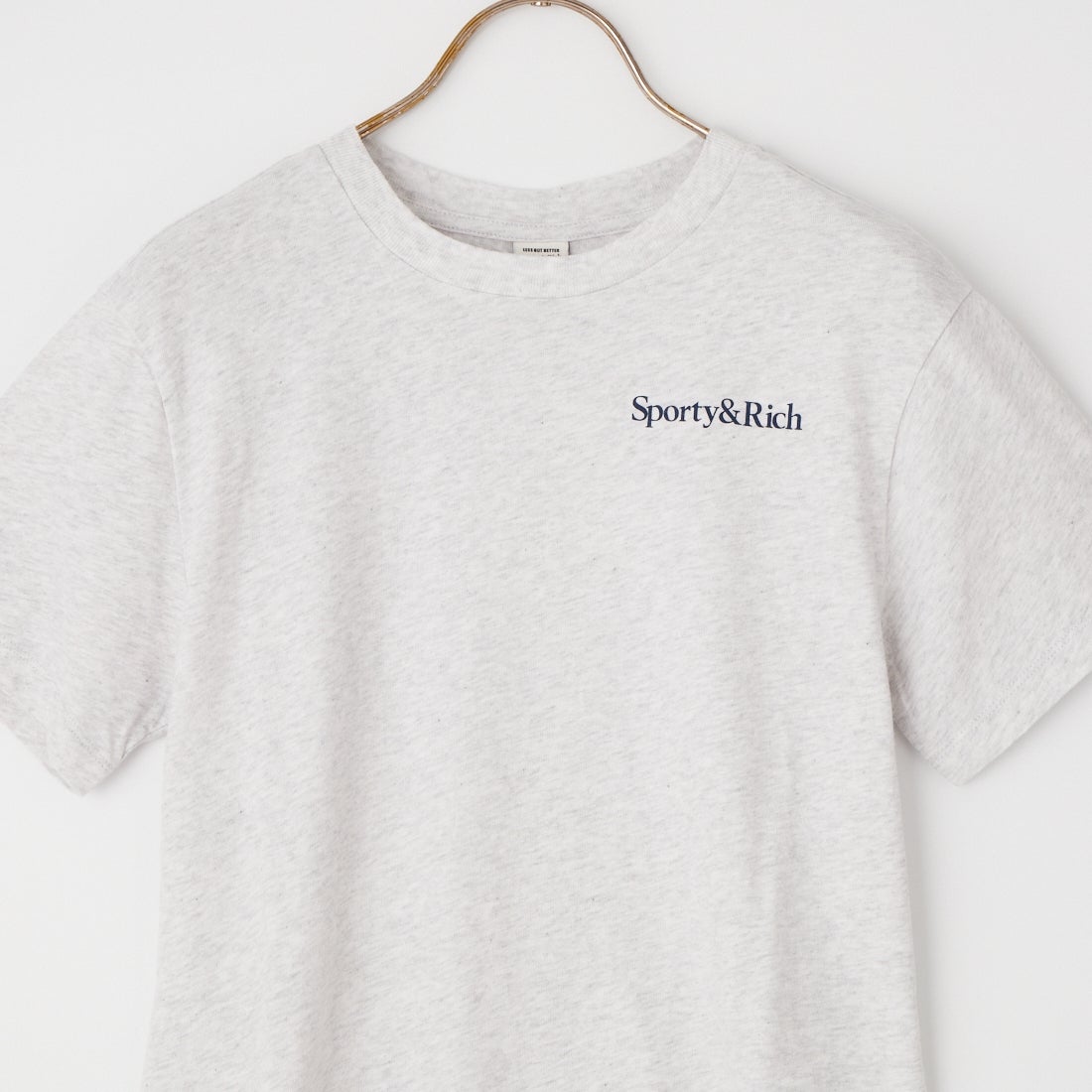 Sporty&Rich [スポーティアンドリッチ] Drink More Water キッズTシャツ [SR06TO0487-6300] H.GRY NVY