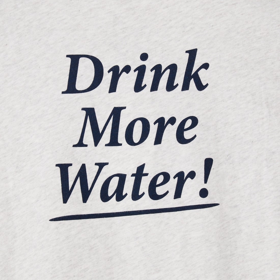 Sporty&Rich [スポーティアンドリッチ] Drink More Water キッズTシャツ [SR06TO0487-6300] H.GRY NVY
