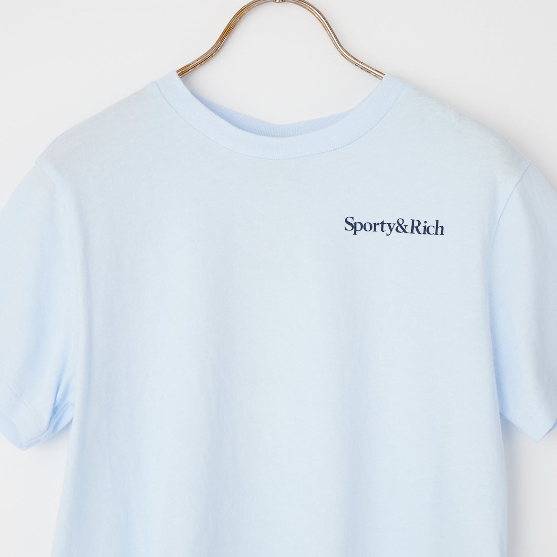 Sporty&Rich [スポーティアンドリッチ] PLAY TENNIS キッズTシャツ [SR06TO0487-5300] CIEL D.NVY