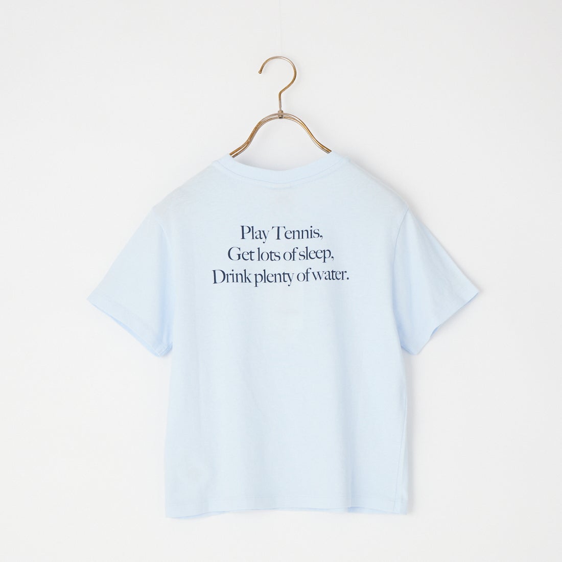 Sporty&Rich [スポーティアンドリッチ] PLAY TENNIS キッズTシャツ [SR06TO0487-5300]