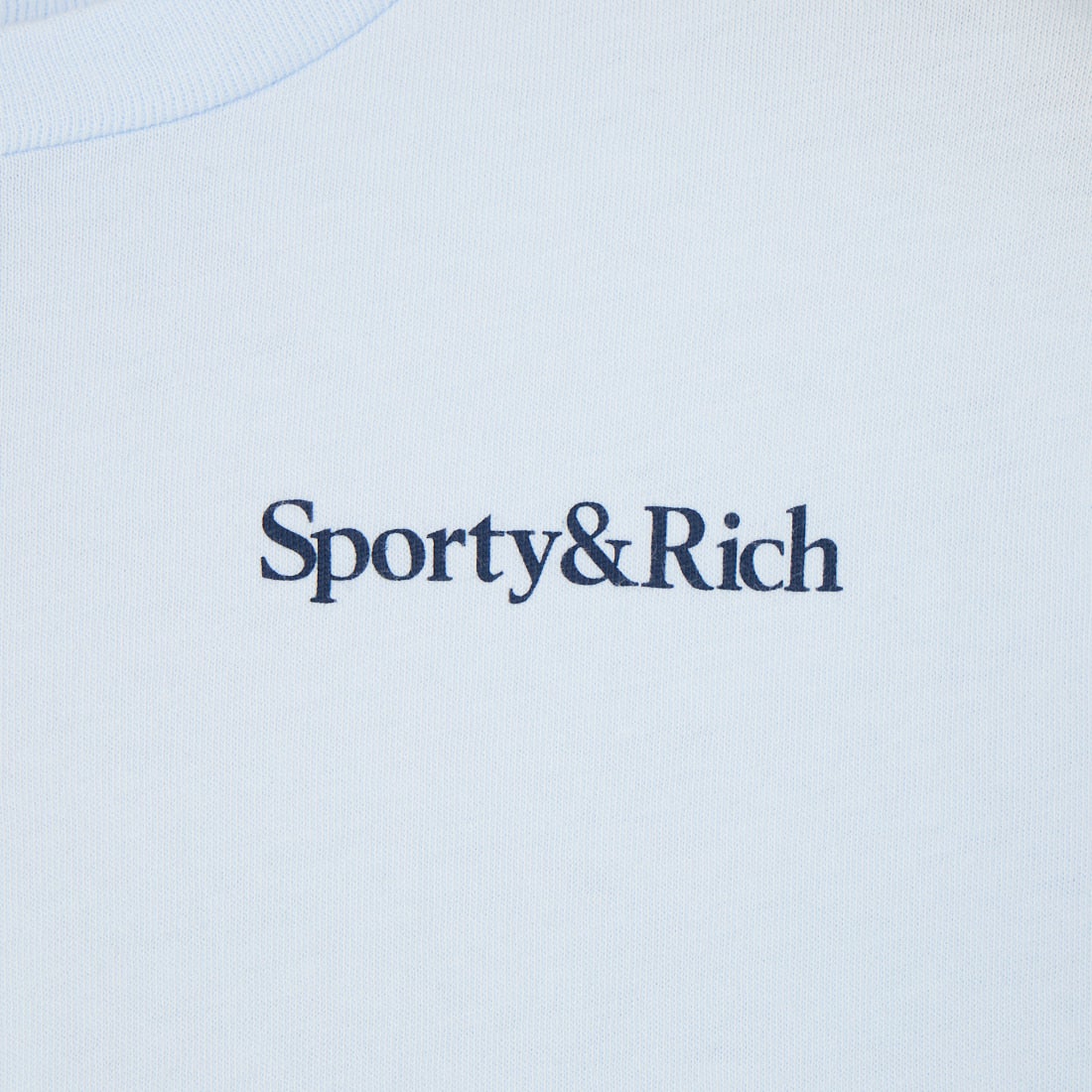 Sporty&Rich [スポーティアンドリッチ] PLAY TENNIS キッズTシャツ [SR06TO0487-5300] CIEL D.NVY