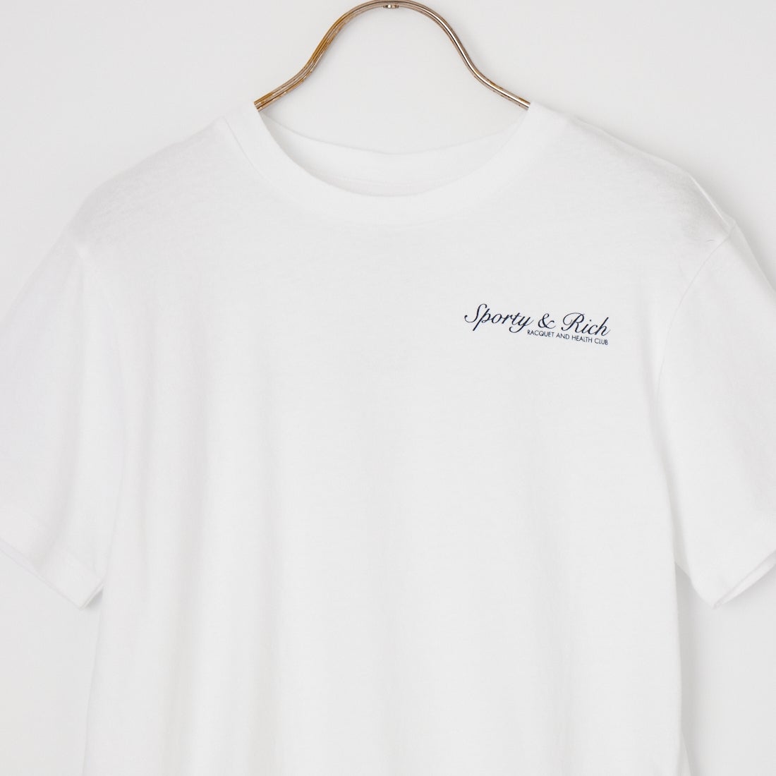 Sporty&Rich [スポーティアンドリッチ] シラキュース キッズTシャツ [SR06TO0487-5325] WHT D.NVY