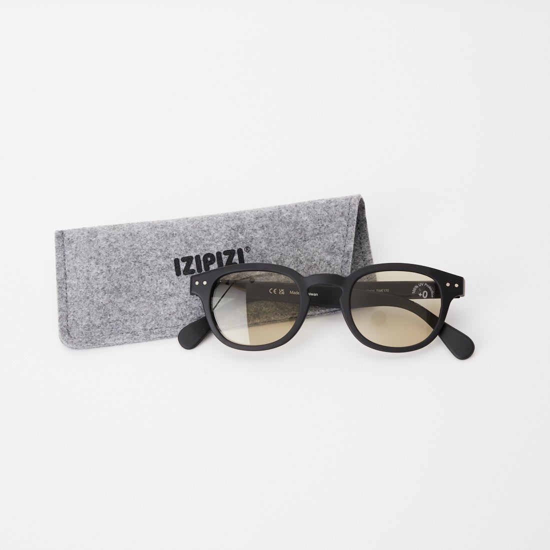 IZIPIZI [イジピジ] #C SUN LCサングラス [SUN-LC-C-BK-BR] BLACK