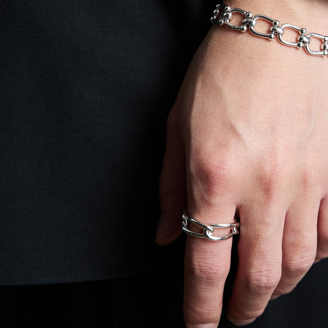 XOLO JEWELRY [ショロジュエリー] ボールドチェーンリング [XOR109] SILVER